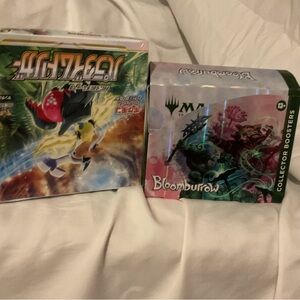 Bloom Burrow and Pokémon Booster Boxes